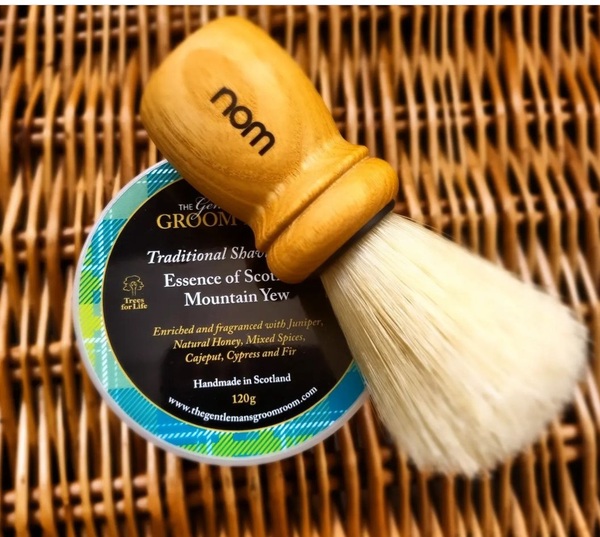 Nom Ash Wood Boar Hair Shaving Brush The Gentleman's Groom Room